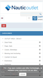 Mobile Screenshot of nautic-outlet.com